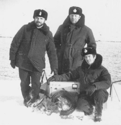 Команда радиоэкспедиции Кильдин-1993